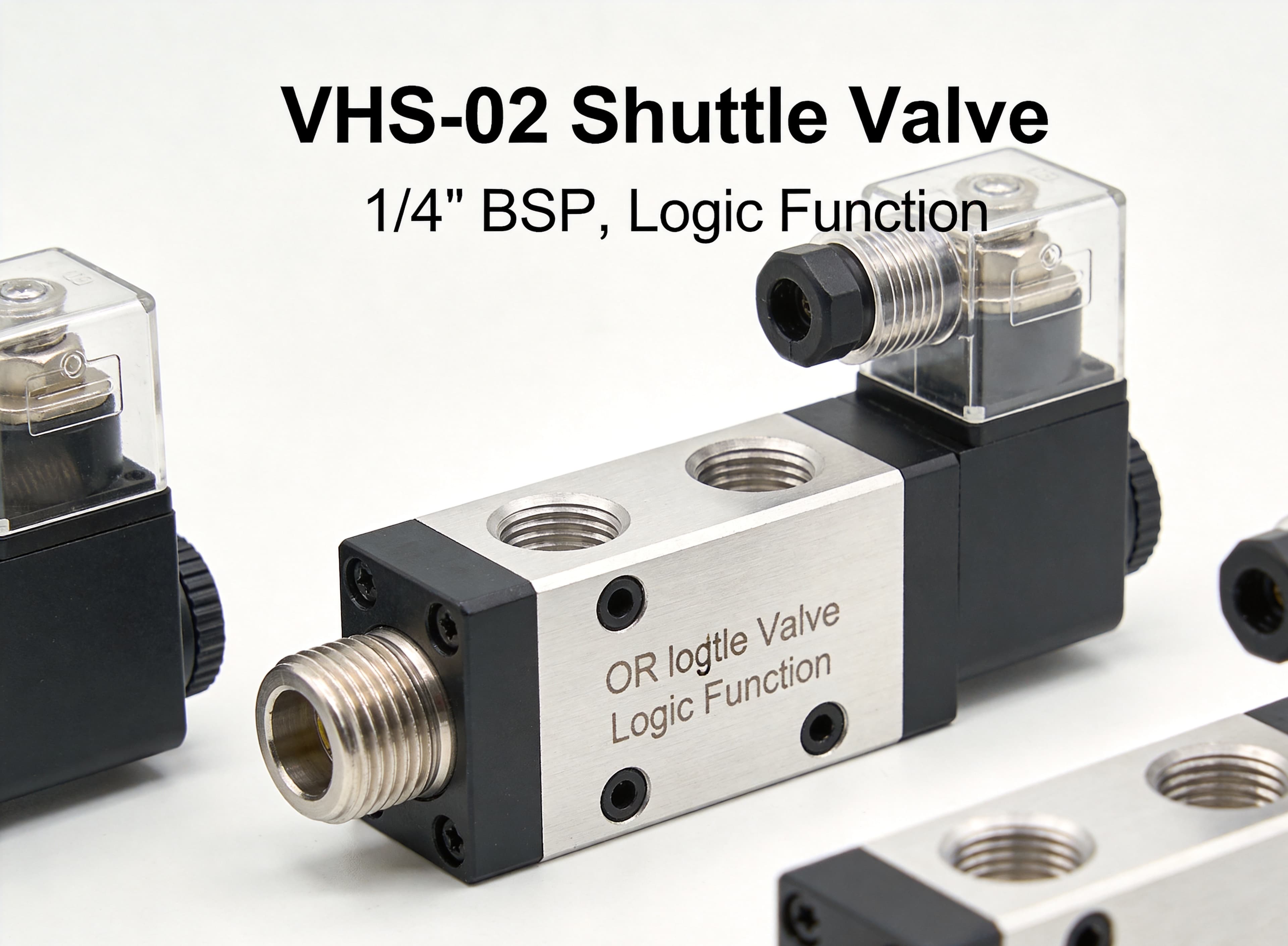 En 044 Shuttle Valve catalog gallery reference for Hkqd pneumatic products, model matching, and RFQ sourcing
