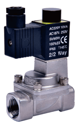 2KSA internally piloted normally open fluid valve product reference