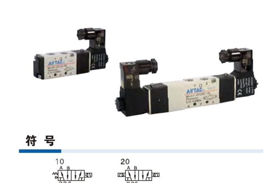 4V Directional Solenoid Valve series reference image for Hkqd pneumatic products, model matching, and RFQ sourcing
