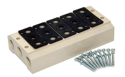4V/5V manifold base and screws official product image