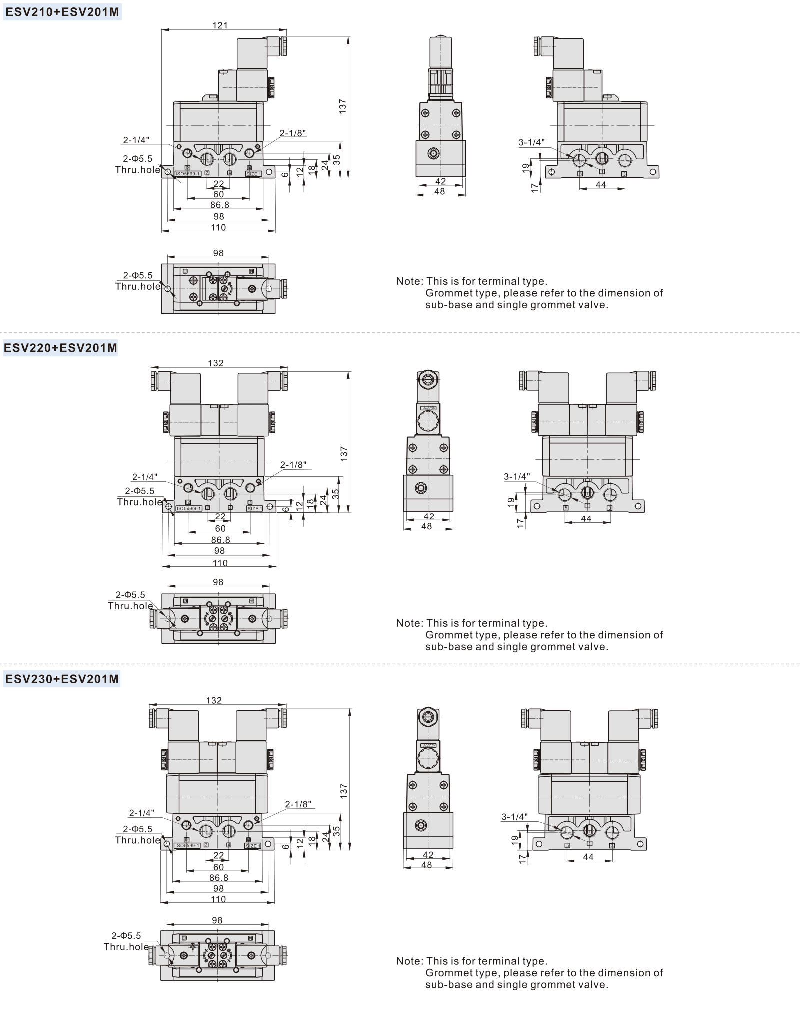 AirTAC ESV individual 200 assembly