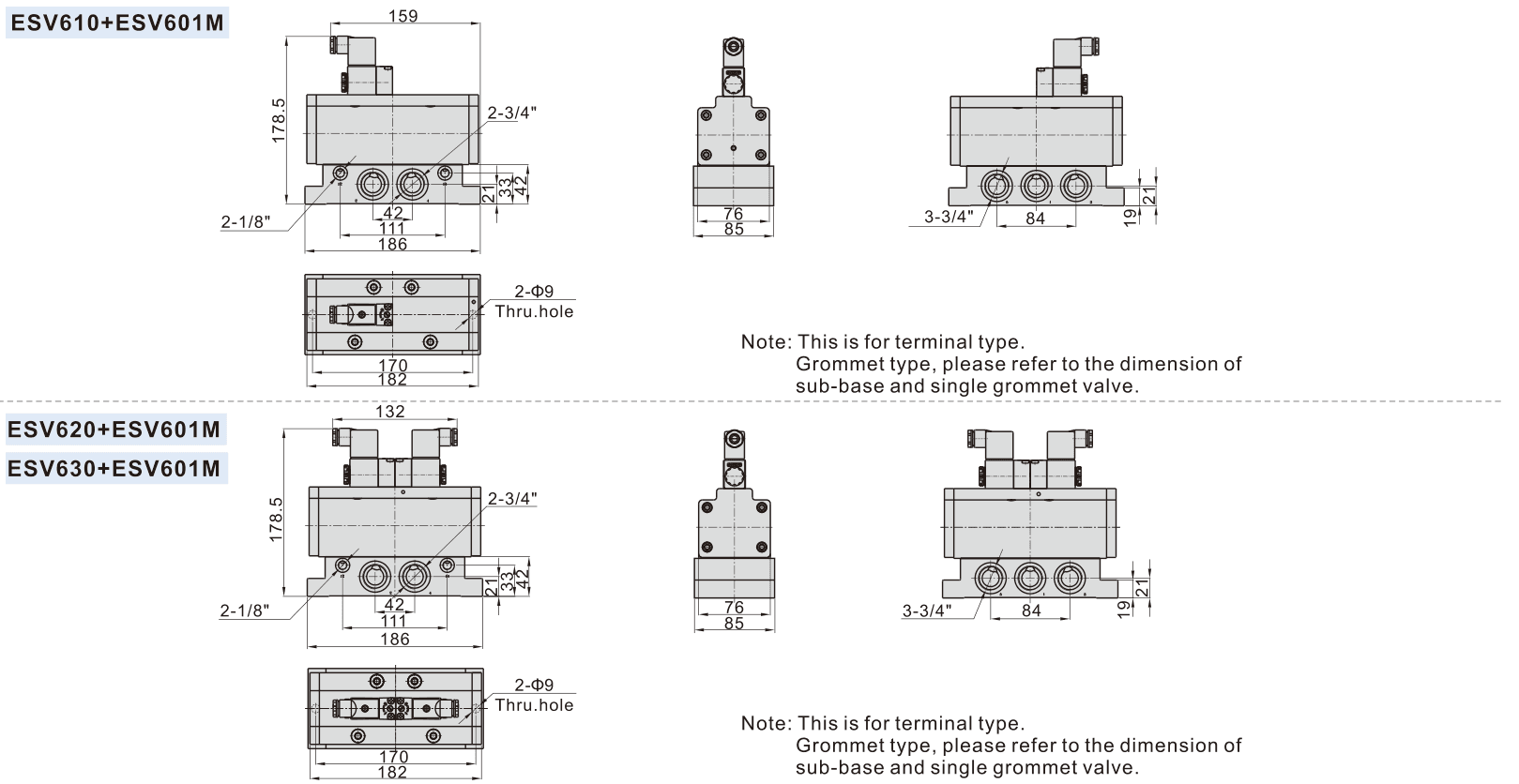 AirTAC ESV individual 600 assembly