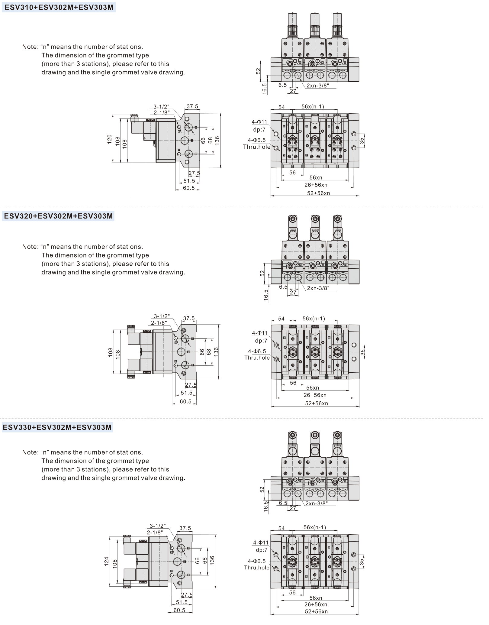 AirTAC ESV manifold 300 assembly