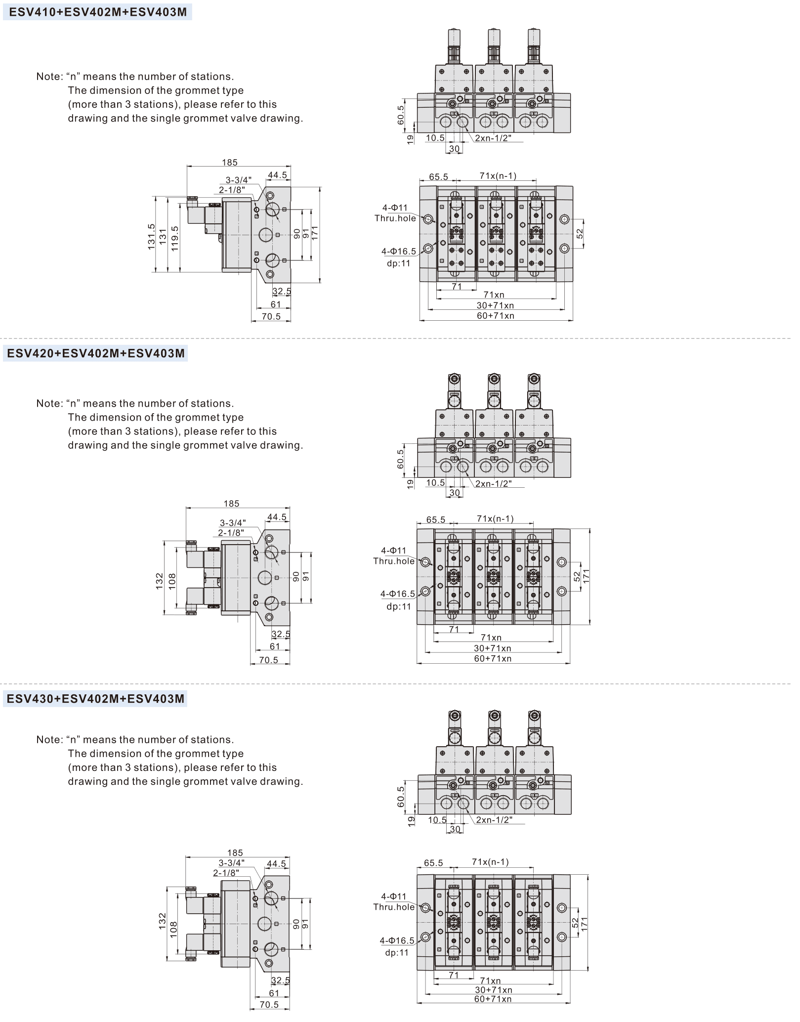 AirTAC ESV manifold 400 assembly
