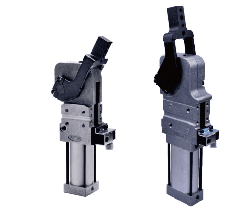 JSK own horizontal and vertical power clamp cylinder product illustrations