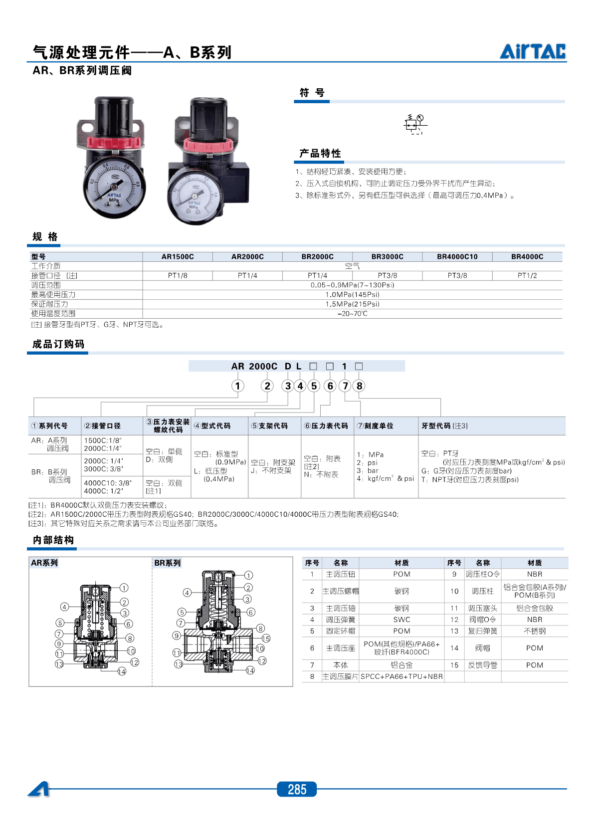 AirTAC AR+BR Frl Air Preparation Unit Sourcing