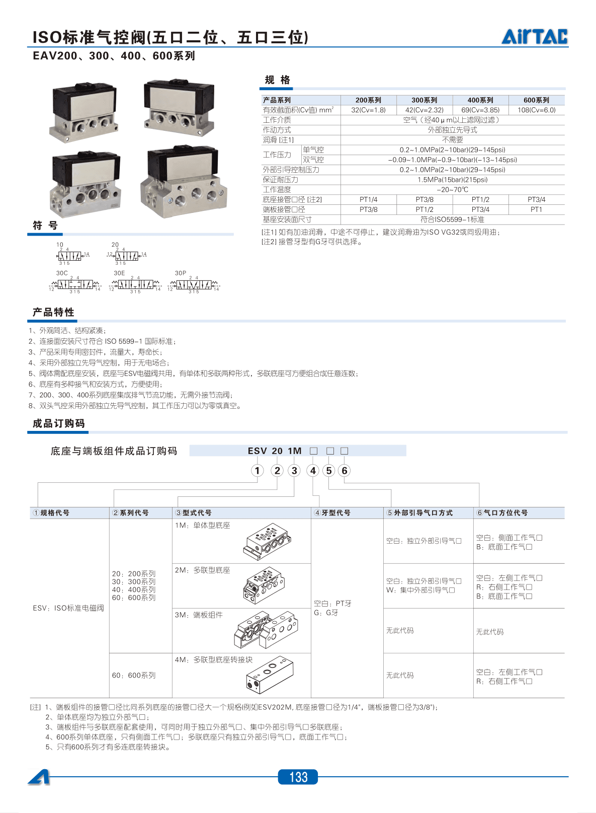 EAV系列标准气控阀