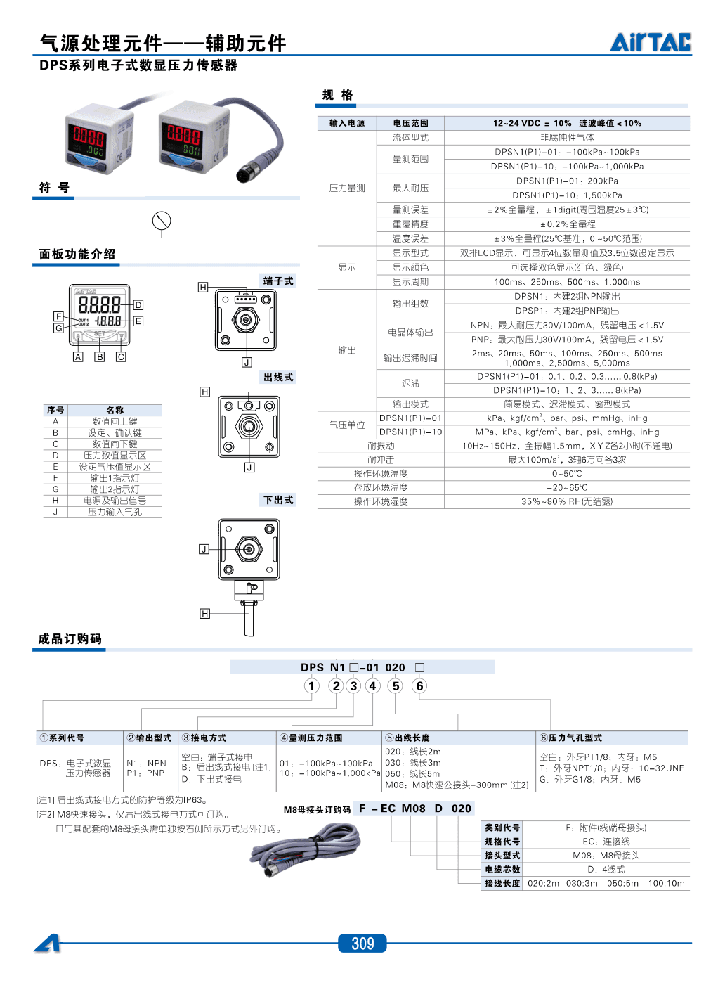 AirTAC DPS Pressure Switch Sourcing