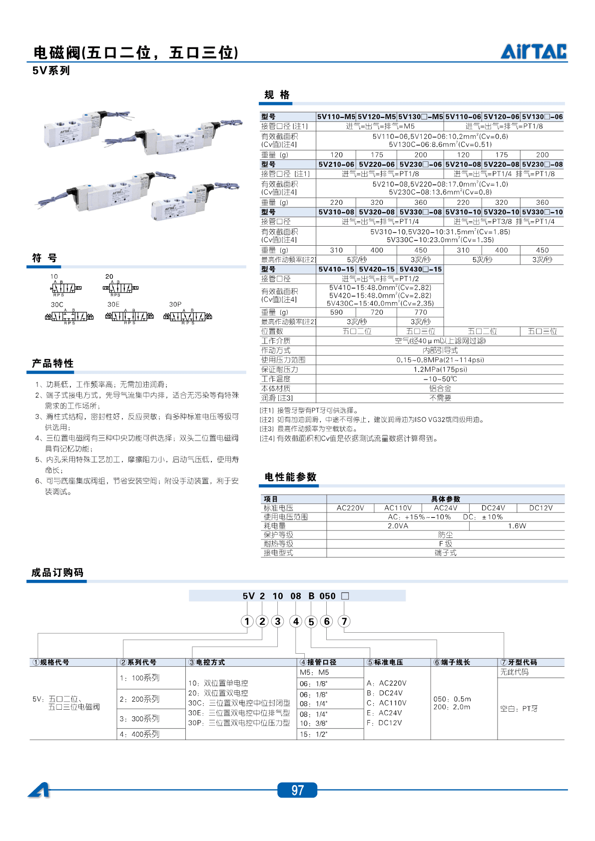 5V系列电磁阀
