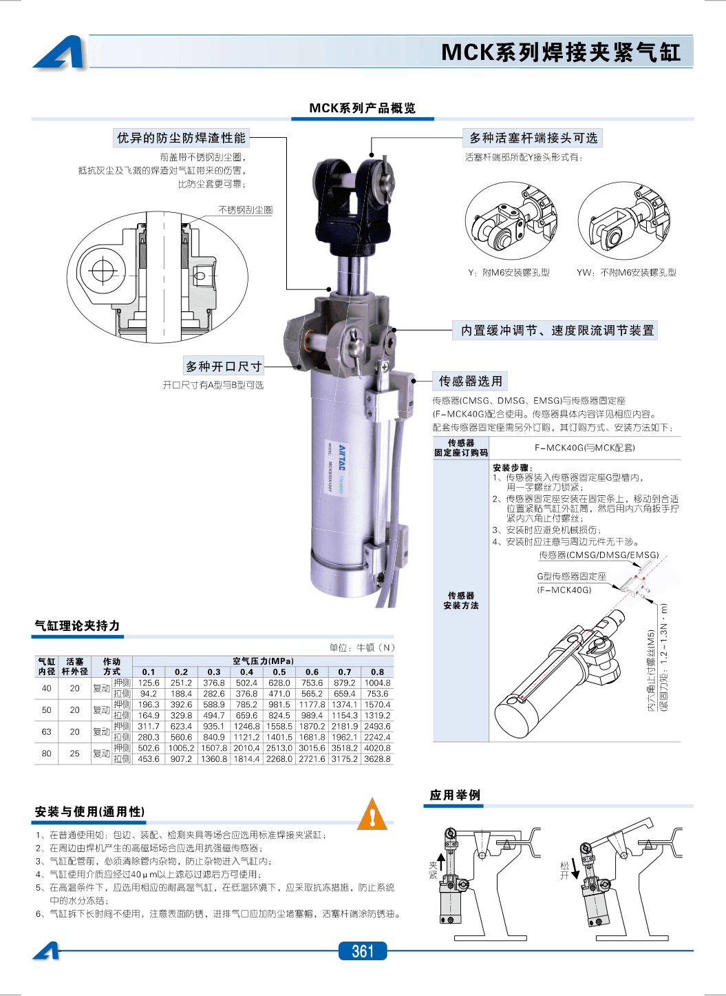 AirTAC MCK Welding Clamp Cylinder Sourcing