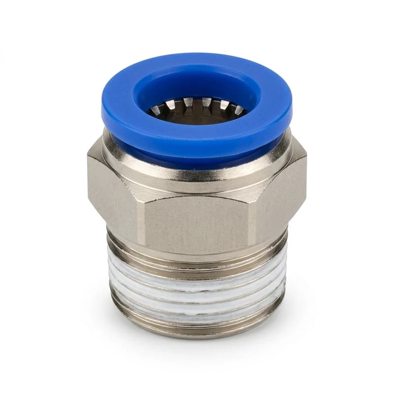 PneuPart PC male straight push-in fitting