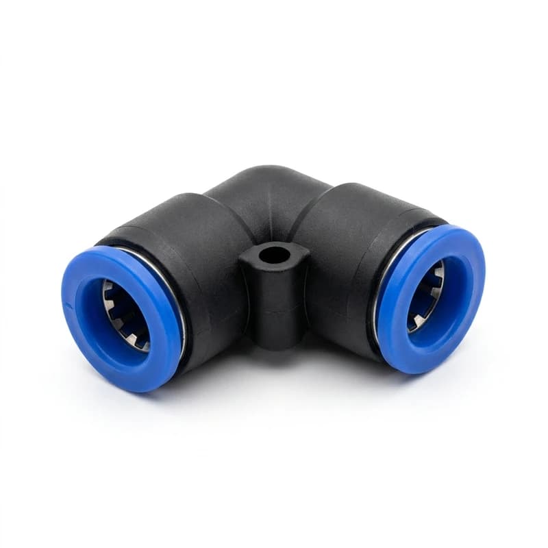 PneuPart PV elbow tube union